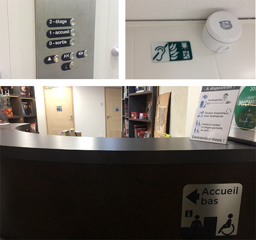 Signal&eacute;tique accessible et adapt&eacute;e aux publics handicap&eacute;s